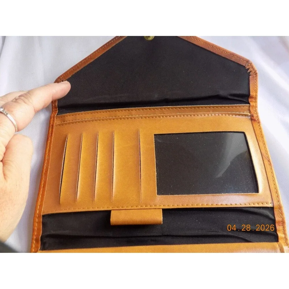 Vintage Princess Gardner women's cowhide wallet clutch